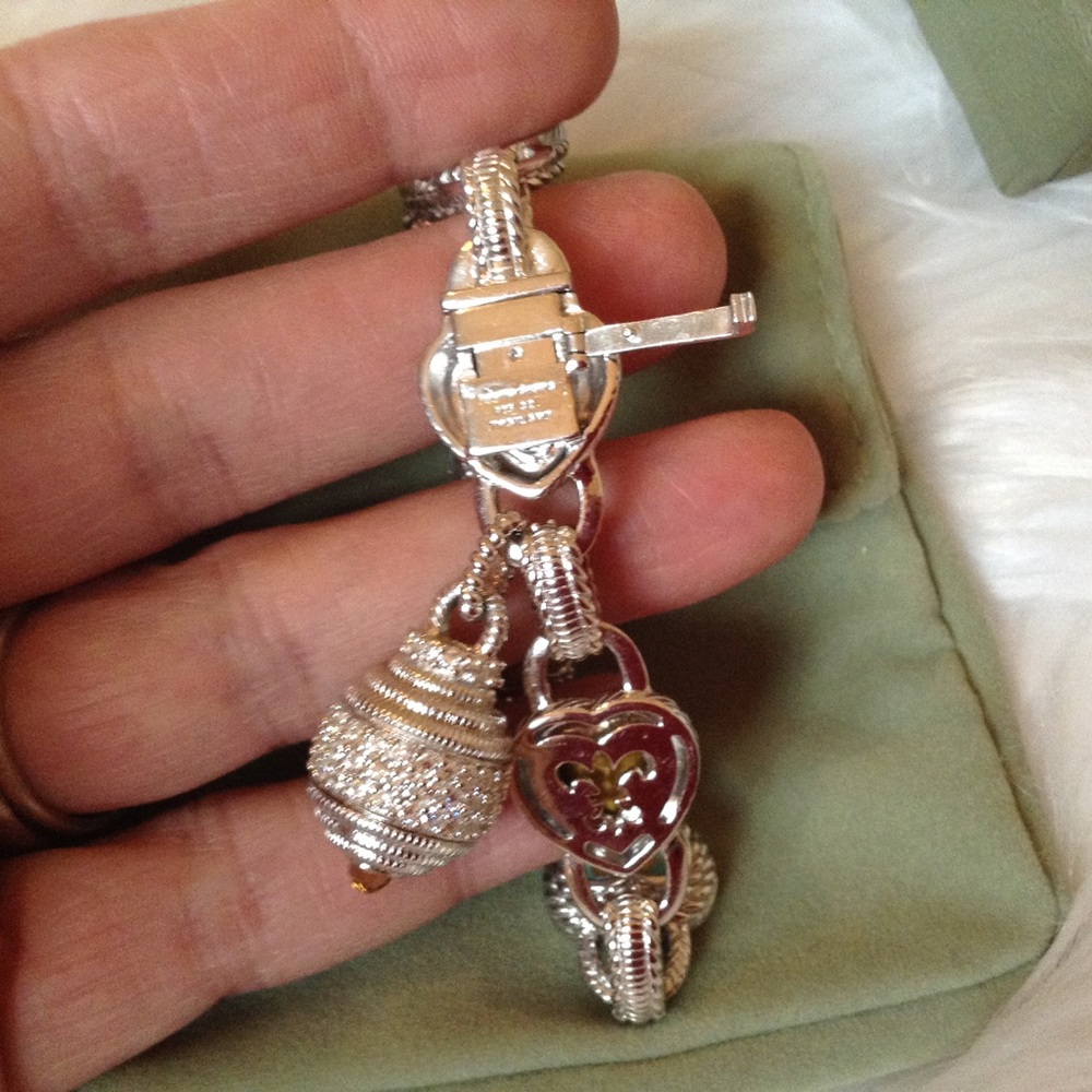 NWOT Rare Judith Ripka Silver Gemstone & Diamoniqe Bracelet - Picture 10 of 16
